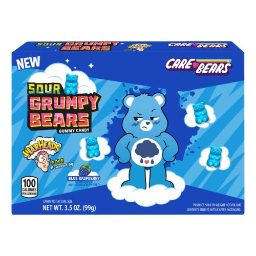 Warheads Care Bears Sour Grumpy Bears 99g Coopers Candy