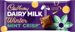 Cadbury Dairy Milk Winter Mint Crisp 360g Coopers Candy