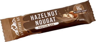 Latitude 65 Proteinbar Hazelnut Nougat 45g Coopers Candy