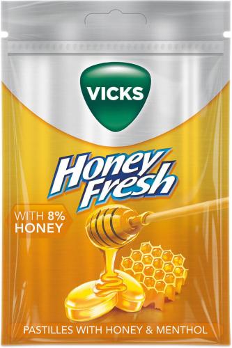 Vicks Honey & Natural Menthol 72g Coopers Candy