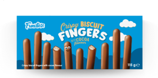 Fundiez Crispy Biscuit Fingers 115g Coopers Candy