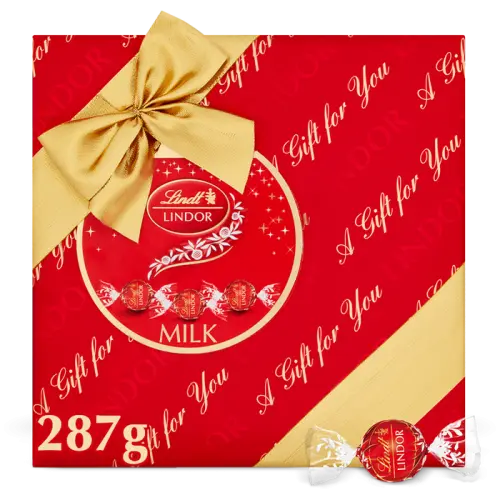 Lindor Giftbox Milk 287g Coopers Candy