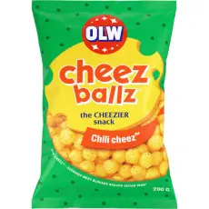 OLW Cheez Ballz Chili Cheez 200g Coopers Candy