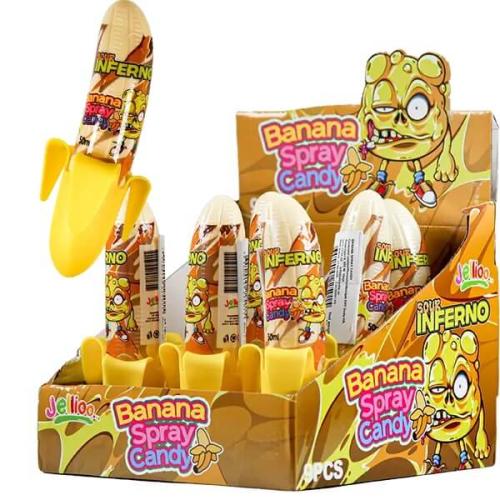 Jellioo Inferno Banana Spray 50ml (1st) Coopers Candy