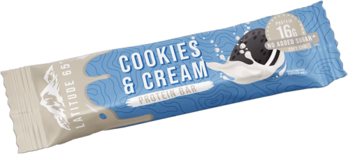 Latitude 65 Proteinbar Cookies & Cream 45g Coopers Candy