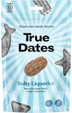 True Dates Salty Liquorice 100g Coopers Candy