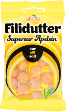 Filidutter Supersur Apelsin 65g Coopers Candy