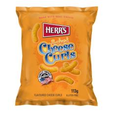 Herrs Baked Cheese Curls 113g Coopers Candy