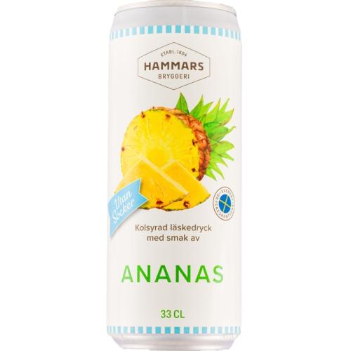 Hammars Ananas Utan Socker 33cl Coopers Candy