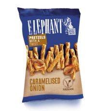 Elephant Pretzel Twist - Karamelliserad Lök 70g Coopers Candy