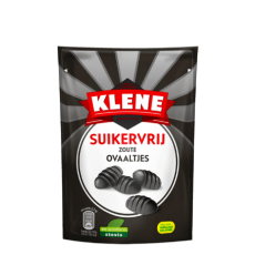 Klene Zoute Ovaaltjes Stevia 110g (BF: 2024-09-30) Coopers Candy