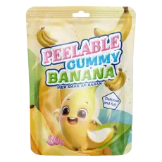 Peelable Gummy Banan 80g Coopers Candy