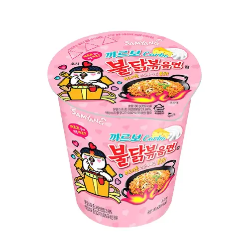 Samyang Buldak Carbo Hot Chicken Flavor Ramen Cup 80g Coopers Candy