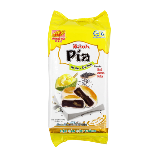 Tan Hue Vien Pia Cake - Durian & Black Sesame 400gBF:2024-12-15) Coopers Candy