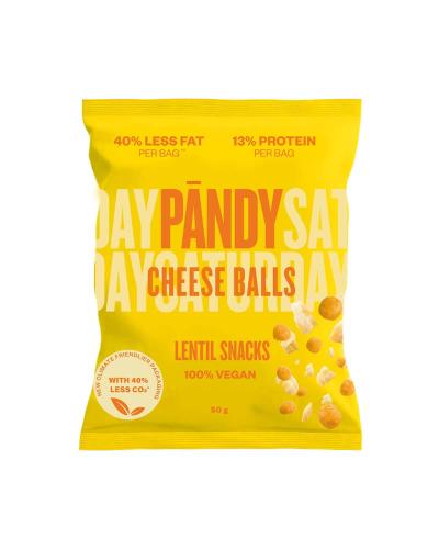 Pandy Lentil Snacks Cheese Balls 50g Coopers Candy