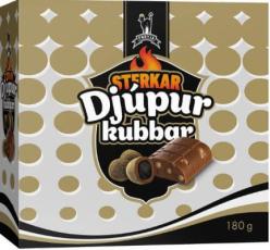 Freyja Sterkar Djupur Kubbar 180g Coopers Candy