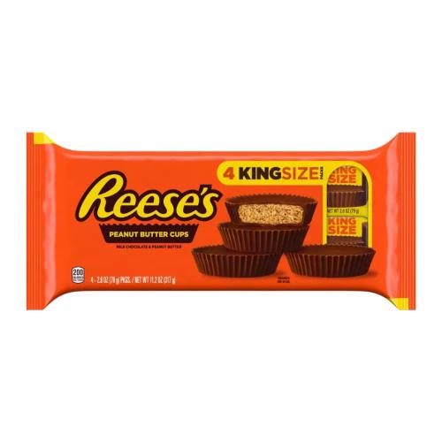 Reeses Peanut Butter Cups King Size 4-pack 318g Coopers Candy