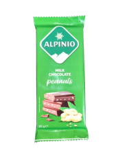 Alpinio Milk Chocolate Peanuts 85g Coopers Candy