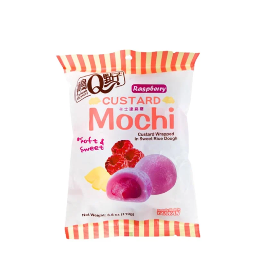 Taiwan Dessert Custard Mochi Raspberry Flavour 110g Coopers Candy