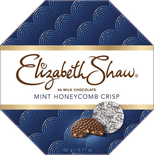 Elisabeth Shaw Milk Chocolate Mint Honeycomb Crisp 162g Coopers Candy