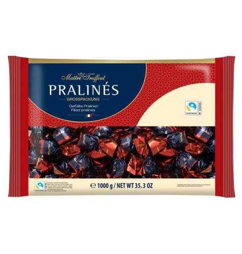 Maitre Truffout Pralines Dark Chocolate with Cherry & Liqueur Filling 1kg Coopers Candy