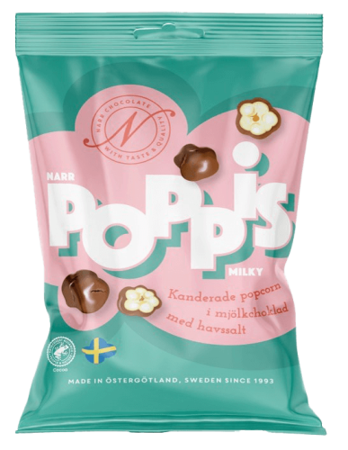 Narr Poppis Milky 90g Coopers Candy