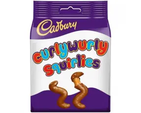 Cadbury Curly Wurly Squirlies Bag 85g Coopers Candy