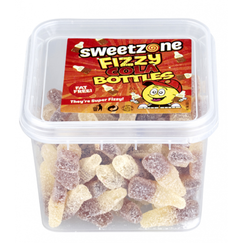 Sweetzone Tubs Fizzy Cola Bottles 170g Coopers Candy