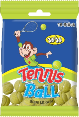 Jojo Tennis Ball Bubblegum 80g Coopers Candy