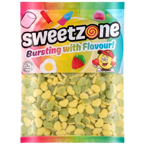 Sweetzone Apple & Custard Hearts 1kg Coopers Candy