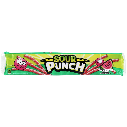 Sour Punch Straws Watermelon Coopers Candy