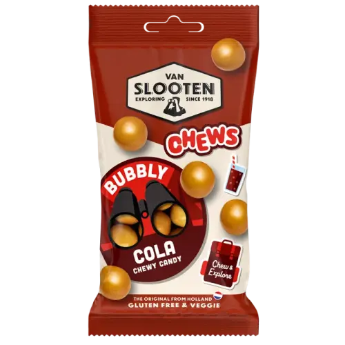 Van Slooten Chews - Bubbly Cola 60g Coopers Candy