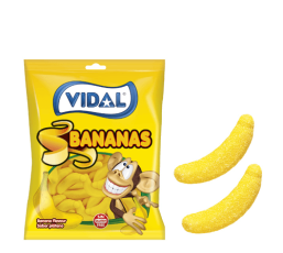 Vidal Bananas 90g Coopers Candy