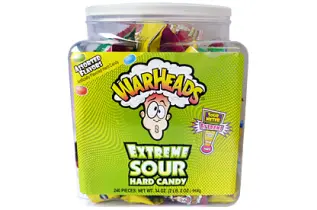 Warheads Tub 240pcs Coopers Candy