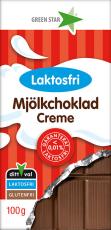 Green Star Mjölkchoklad laktosfri Creme 100g Coopers Candy