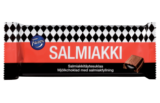 Fazer Salmiakki Milk Chocolate 100g Coopers Candy