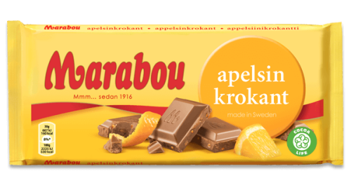 Marabou Apelsinkrokant 200g Coopers Candy