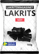 Lakritsmagasinet Sötlakrits 140g Coopers Candy