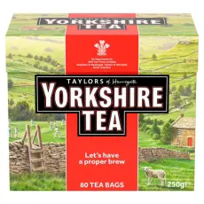 Yorkshire Tea 80 Tea Bags 250g Coopers Candy