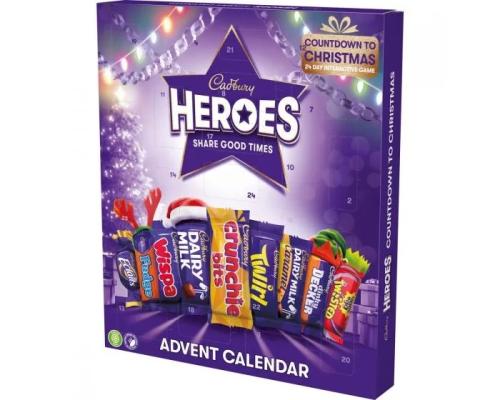 Cadbury Heroes Advent Calendar 230g Coopers Candy