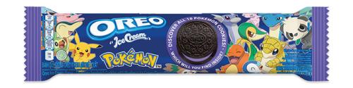 Oreo Pokemon Ice Creme Blueberry Rulle 119.6g Coopers Candy