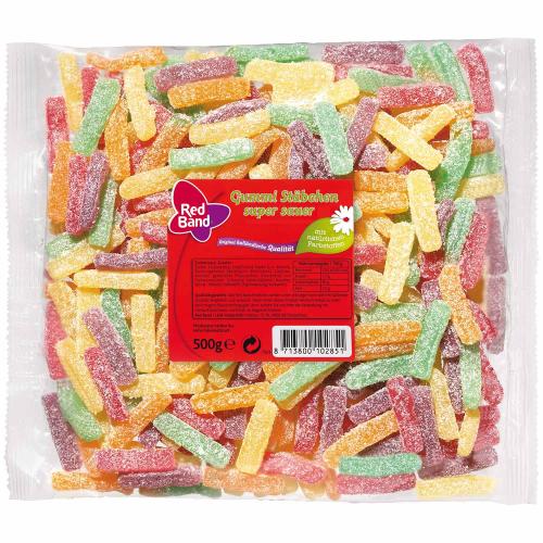 Red Band Sauer Stäbchen 500g Coopers Candy