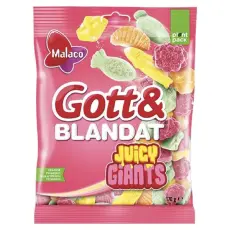 Malaco Gott & Blandat Juicy Giants 170g Coopers Candy