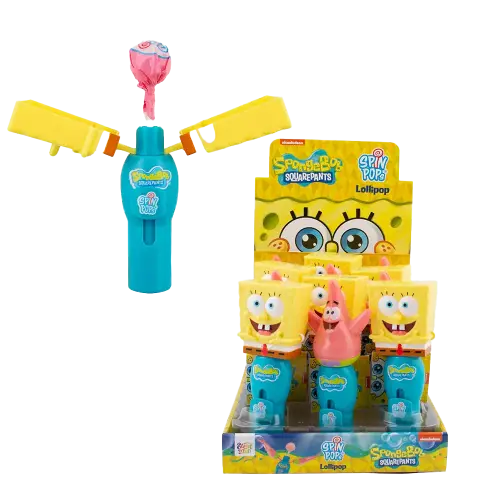 SpongeBob Spin Pops Lollipop 8g Coopers Candy