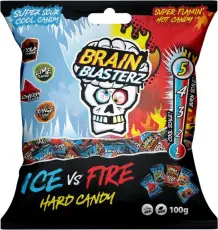 Brain Blasterz Ice vs Fire 100g Coopers Candy