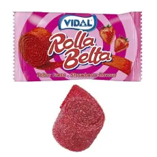 Vidal Rolla Belta Strawberry 19g Coopers Candy