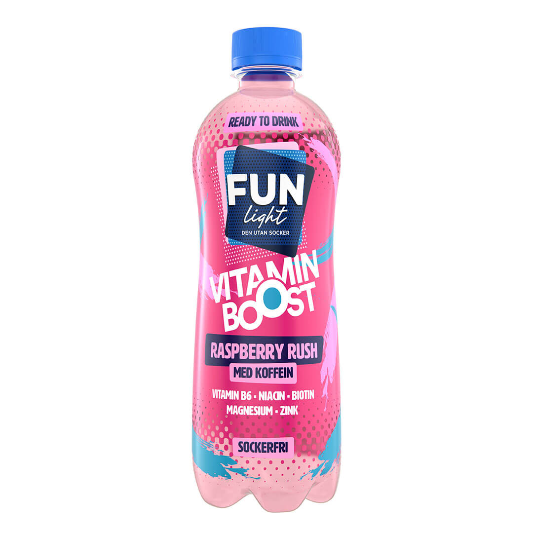 FUN Light RTD Raspberry Rush Koffein 500ml