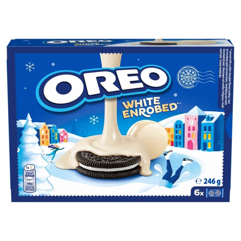 Oreo White Choc Enrobed 246g