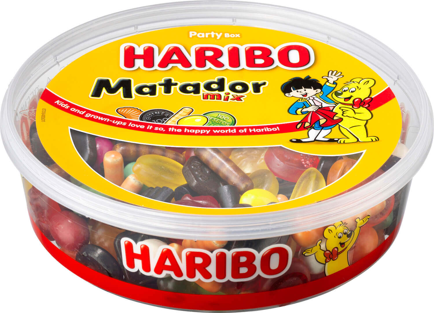 Haribo Matador Mix 1 kg i plastbøtte