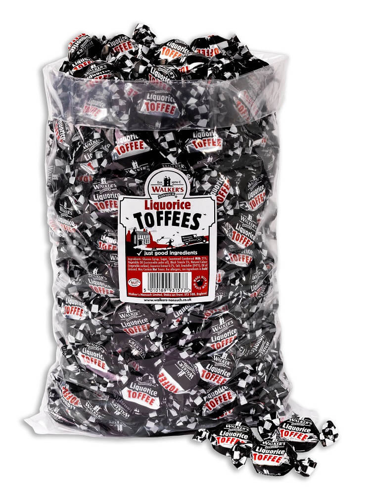 Walkers Liquorice Toffees 2.5kg